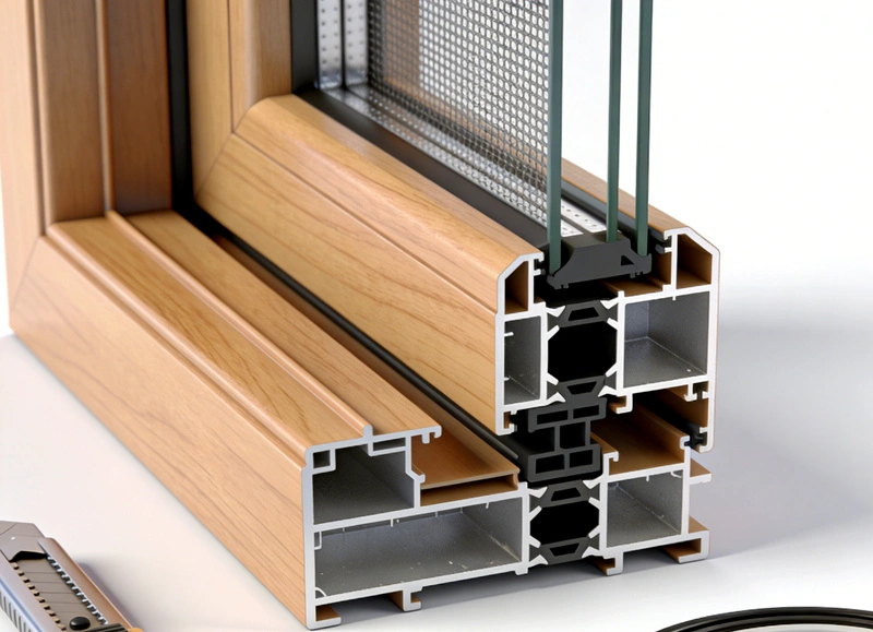 ABS akna- ja ukseprofiili ekstrusioonimasin