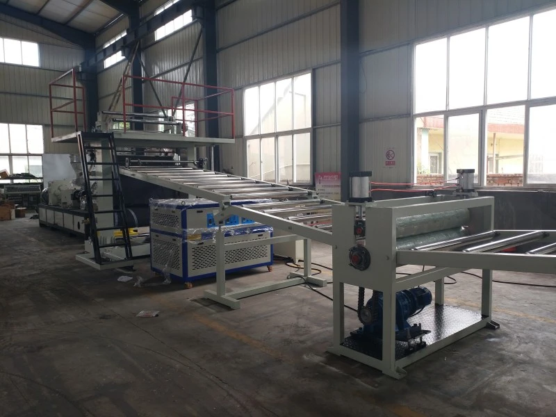 conveyor cooling of PP Sheet Extrusion Line